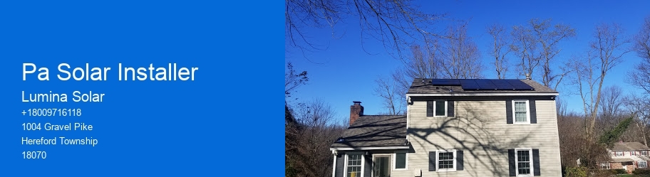 Pa Solar Installer