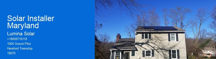 Solar Installer Maryland